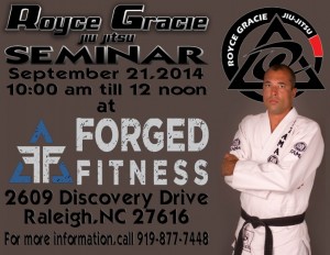 Royce Gracie Jiu Jitsu Seminar Forged Fitness BJJ